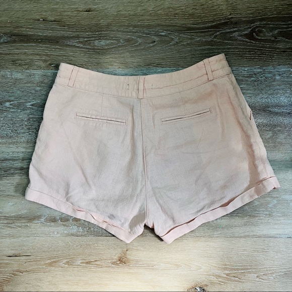 Forever 21 Pink Linen Shorts - Picture 3 of 5